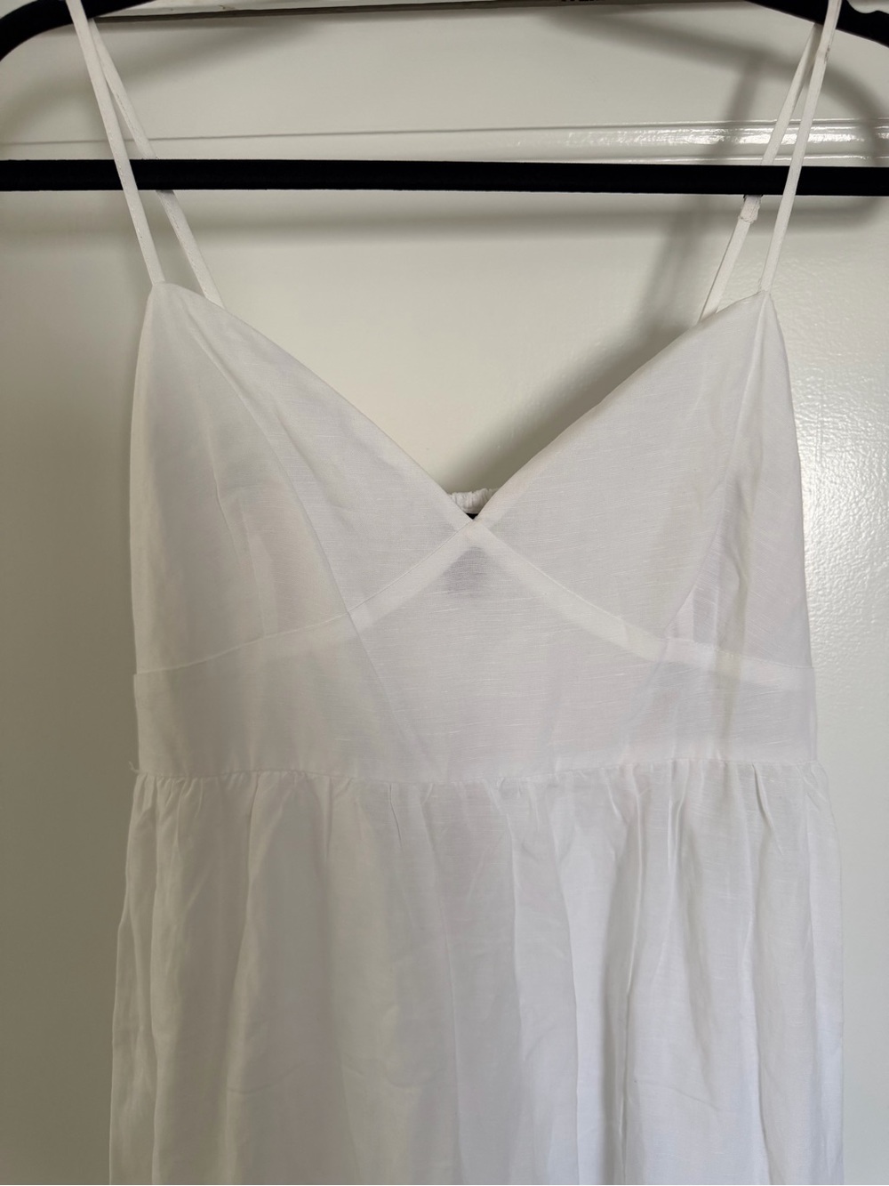White Spaghetti-Strap Maxi Dress - Picture 2 of 4